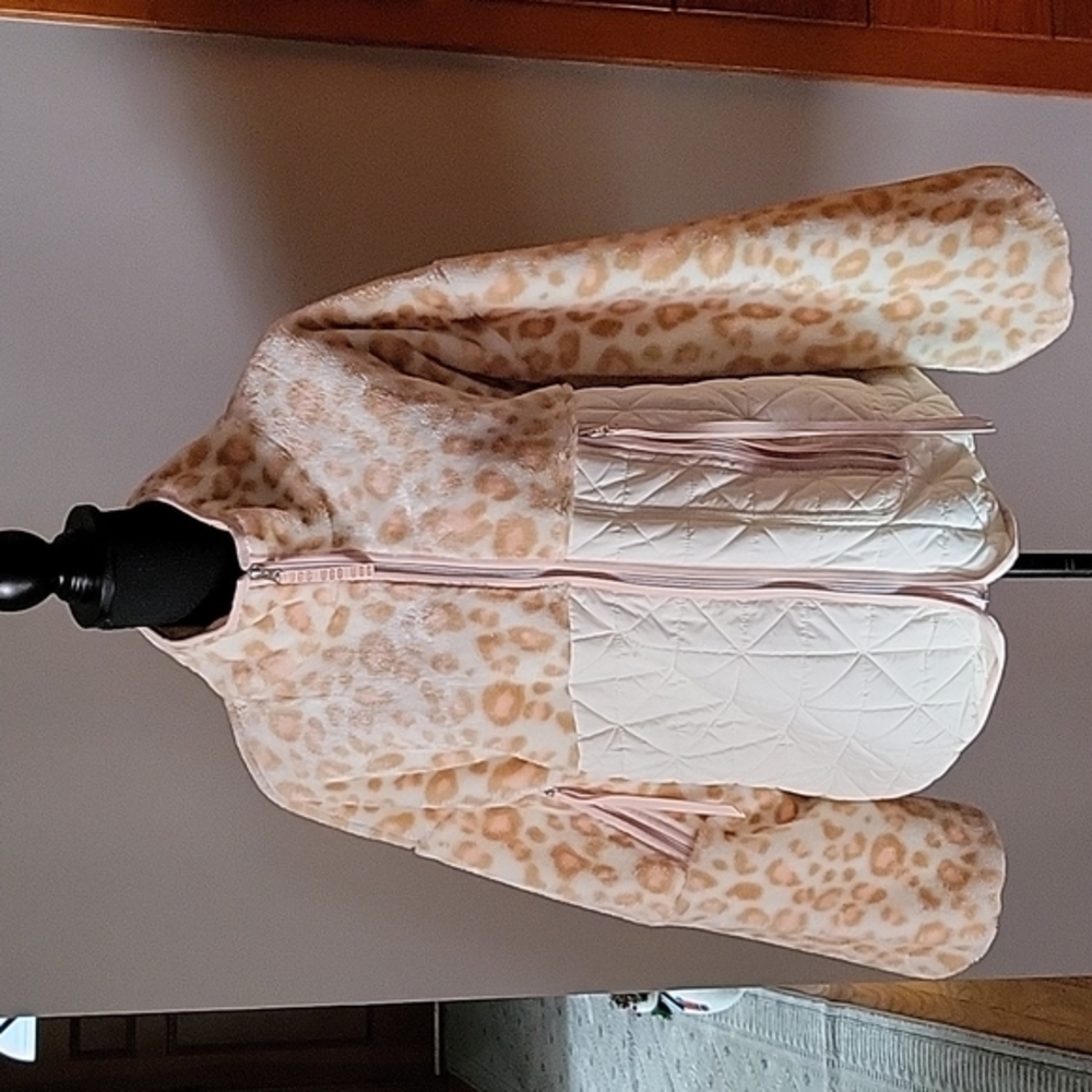 UGG MARLENE FAUX FUR/QUILTED JACKET